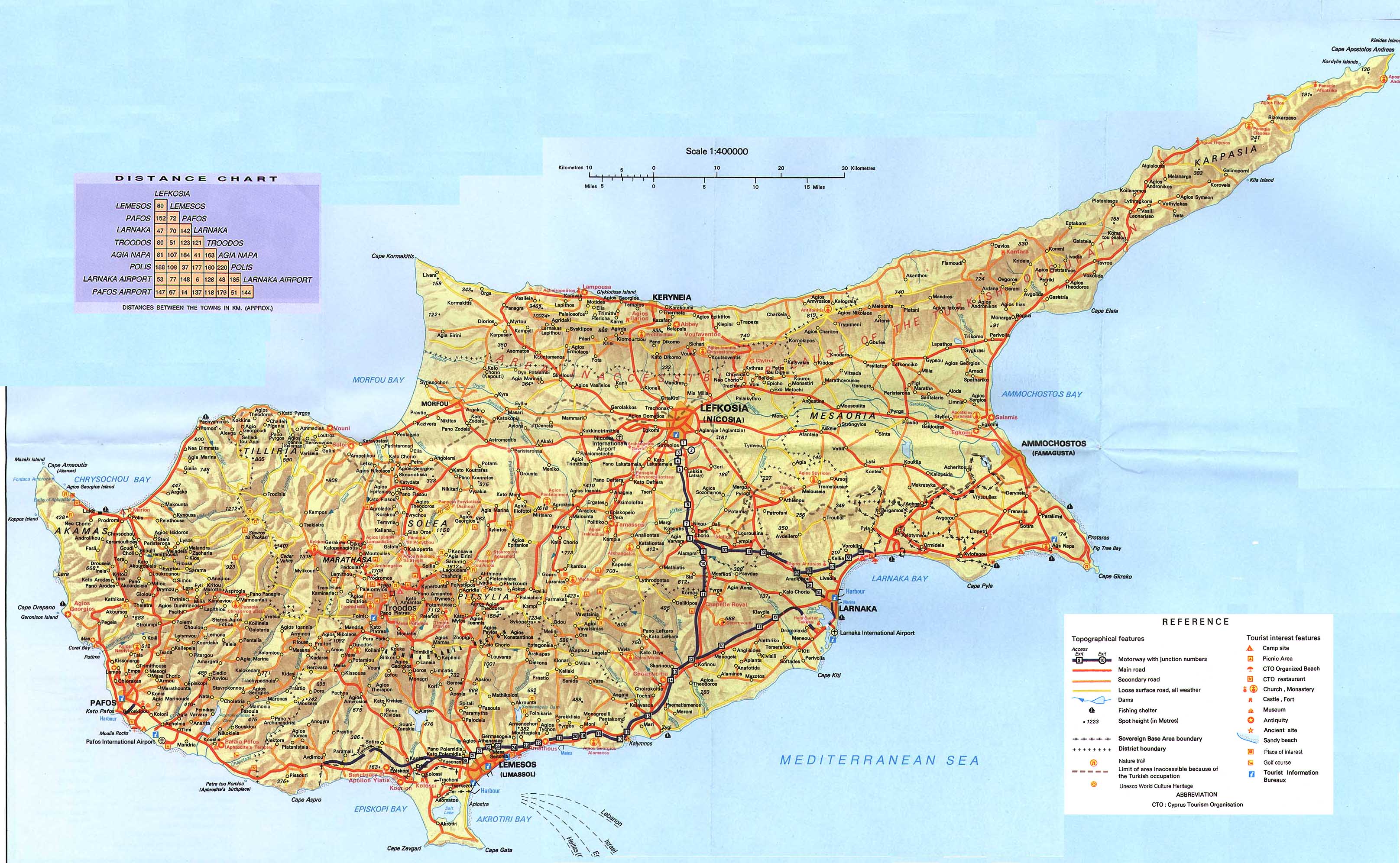 KARTTA: KYPROS | Larnakan ja Famagustan Suomi-Koulu Kypros